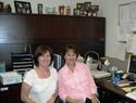 Sheet Metal Workers, Local 36 Benefit Fund Office standing Amy Wood, sitting Pat Burghoff